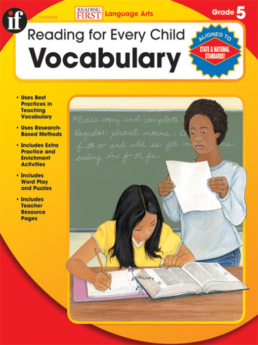 Title details for Vocabulary, Grade 5 by Raymer - Wait list